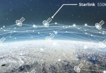 Constelación de satélites en órbita baja alrededor de la Tierra